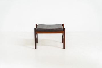 Vintage palissander kruk van Hugo Frandsen voor Spøttrup beschikbaar voor biedingen
