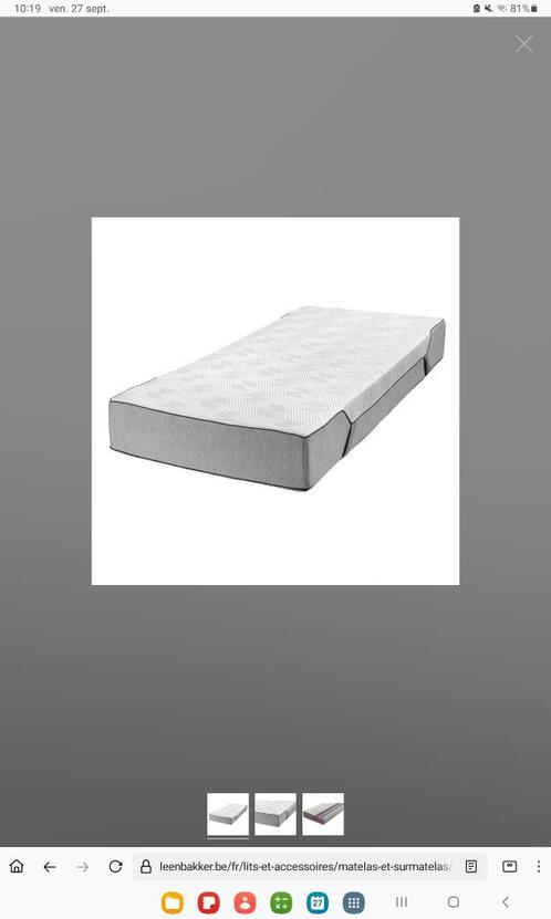 2 matelas quasi neuf d'une personne, Maison & Meubles, Chambre à coucher | Matelas & Sommiers, Neuf, Matelas, 90 cm, 200 cm, Une personne