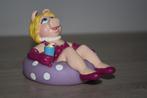 Miss Piggy , muppets , pieppop , figuur , 13x9x8 cm, Comme neuf, Enlèvement ou Envoi