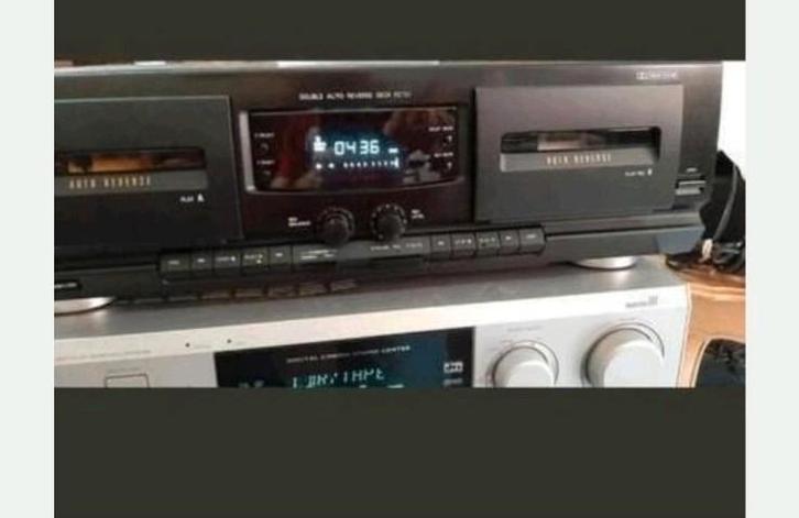 Philips FC781 Dubbel Cassettedeck met Auto Reverse, Audio, Tv en Foto, Cassettedecks, Dubbel, Philips, Ophalen of Verzenden
