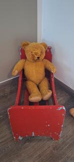 Houten vintage poppenbed, Antiek en Kunst, Ophalen