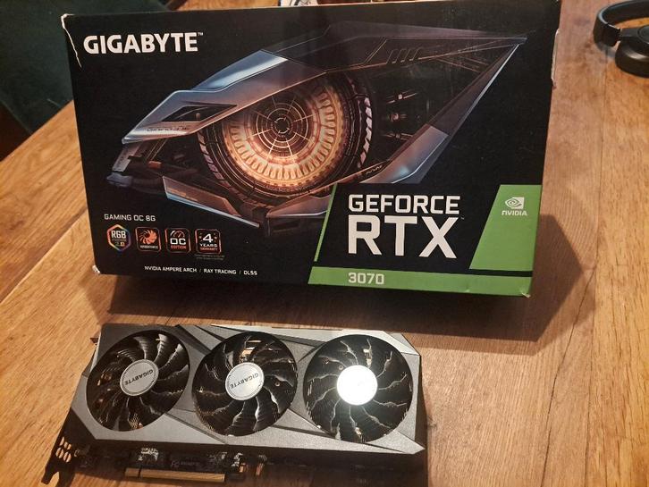 gigabyte rtx 3070, Informatique & Logiciels, Cartes vidéo, Utilisé, Nvidia, PCI, GDDR6, HDMI, Enlèvement ou Envoi