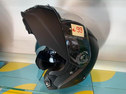 Promotie systeemhelm Lem matzwart, Motoren, Kleding | Motorhelmen, Systeemhelm, XS, Overige merken, Nieuw met kaartje, Ophalen