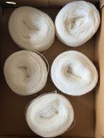 Nieuwe 70% wol (haken/breien) wit/460gr  (nr4868), Hobby en Vrije tijd, Ophalen of Verzenden, Nieuw, Breien of Haken, Wol of Garen