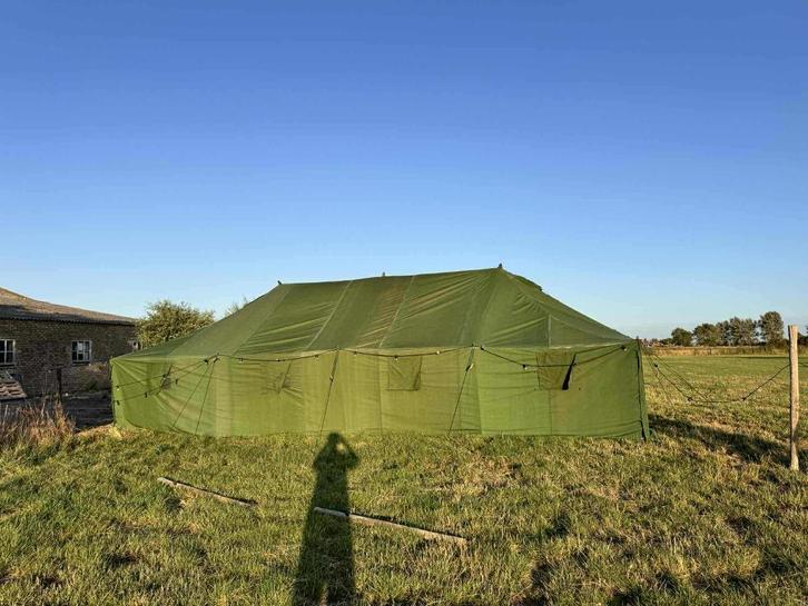 Legertent / tent 5mx10m, Caravans en Kamperen, Tenten, meer dan 6, Gebruikt, Ophalen