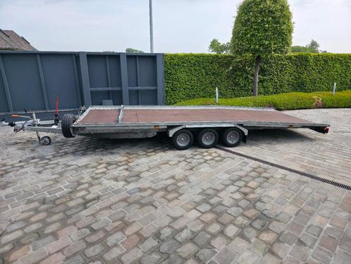 Brian James Tilt bed 5.5m autotransporter/autoambulance, Auto diversen, Aanhangers en Bagagewagens, Gebruikt, Ophalen