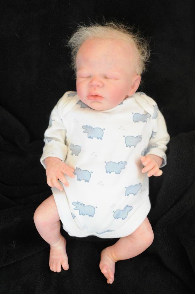 Reborn Zendric by Dawn Mc Leod, Verzamelen, Poppen, Zo goed als nieuw, Overige typen, Levensecht of Reborn, Ophalen