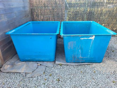 2 quarantaine bakken (ook afzonderlijk te koop), Tuin en Terras, Vijver-toebehoren, Gebruikt, Ophalen