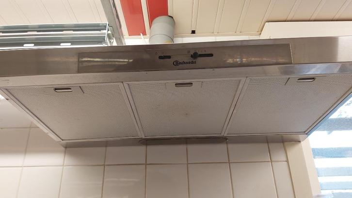 Dampkap Bauknecht, Elektronische apparatuur, Afzuigkappen, Gebruikt, Vrijstaand, Onderbouw afzuigkap, 200 tot 400 m³ per uur, Motor