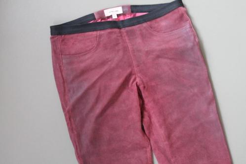 Weinig gedr Helmut Lang patina suede skinny broek, Vêtements | Femmes, Culottes & Pantalons, Comme neuf, Taille 36 (S), Rouge