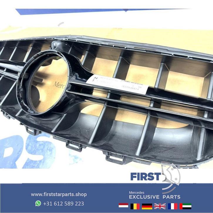 W213 E63s AMG GRIL ZWART Mercedes E Klasse E63 2018 bumper g, Auto-onderdelen, Overige Auto-onderdelen, Mercedes-Benz, Gebruikt