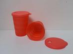 Tupperware™ « Beker Classic2000 » 330 ml x 2 - rood, Verzenden, Nieuw, Rood, Bak of Kom