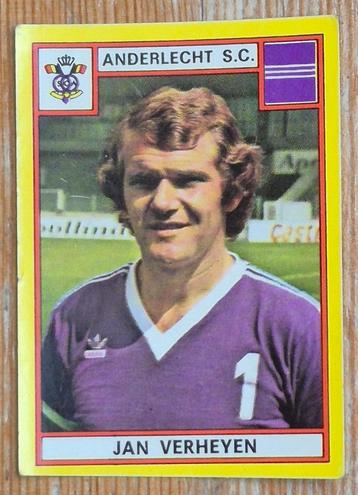 Panini Football 75 nummer 11 Jan Verheyen Anderlecht beschikbaar voor biedingen