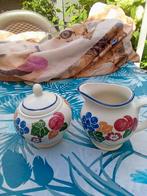 Vintage Melk en suikerpot van Staffordshire, Ophalen of Verzenden