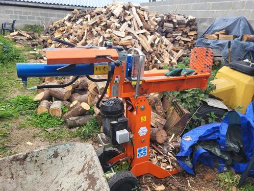 TE HUUR: Balfor houtkliever - 10 ton - Elektrisch (220V), Tuin en Terras, Kloofmachines, Elektrisch, Ophalen