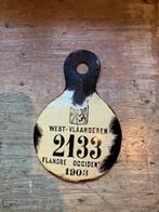 Fietsplaat taksplaat plaque de velo, Verzenden, Gebruikt