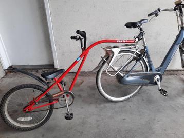 Aanhangfiets met koppelstukken - Klaar voor gebruik! beschikbaar voor biedingen