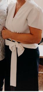 ensemble combinaison bleu marine blanc avec veste taille 44, Vêtements | Femmes, Enlèvement ou Envoi, Comme neuf, Bleu