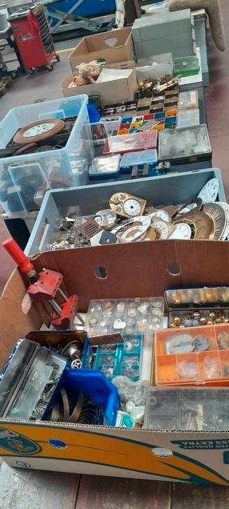 Klok onderdelen, klokkenmaker, Antiek en Kunst, Antiek | Klokken, Ophalen