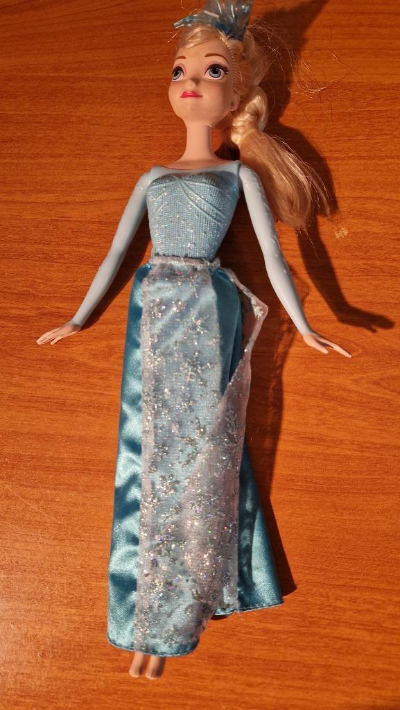 Elsa-pop - Frozen - Disney - Mattel 2012, Verzamelen, Poppen, Gebruikt, Pop, Ophalen of Verzenden