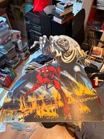 Iron Maiden 1982 originele record store display, Verzamelen, Ophalen, Gebruikt