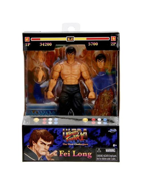 Street Fighter II Fei-Long figurine 15cm, Collections, Jouets miniatures, Neuf, Envoi