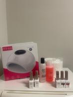 UV/LED Led lamp + beginnersset gellac Davinci Nail-Art, Ophalen of Verzenden, Zo goed als nieuw, Hand- en Voetverzorging