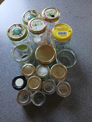 glazen potjes, Ophalen