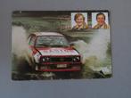 Opel "400" Bastos kampioen Rally 1982 Guy Colsoul A. Lopes, Enlèvement ou Envoi, Comme neuf, Affiche, Image ou Autocollant