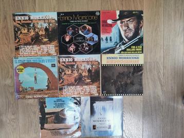 Ennio Morricone : 8 albums vinyl, Cd's en Dvd's, Vinyl | Filmmuziek en Soundtracks, Ophalen of Verzenden, Gebruikt, 12 inch