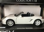 porsche Boxster 1:18 wit, Hobby en Vrije tijd, Ophalen of Verzenden, Zo goed als nieuw, Auto, Norev