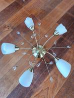 Jolie plafonnier avec cristaux, Huis en Inrichting, Lampen | Plafondlampen, Glas, Zo goed als nieuw, Ophalen
