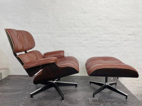 Eames Herman Miller lounge chair en ottoman, Maison & Meubles, Canapés | Repose-pieds & Poufs, Enlèvement