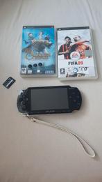 Sony PSP 1004 met 2 games + 32mb Memory Stick + oplader, Games en Spelcomputers, Spelcomputers | Sony PSP, Ophalen, Met games