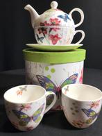 Theeset in porselein, Huis en Inrichting, Ophalen of Verzenden, Zo goed als nieuw, Overige stijlen, Kop(pen) en/of Schotel(s)