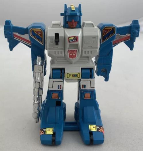 Transformers G1 Topspin, variante à face rouge, plastique IG, Collections, Transformers, Comme neuf, G1, Envoi