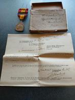 Gedenkteken wereldoorlog 1 + originele verzending met brief, Ophalen of Verzenden