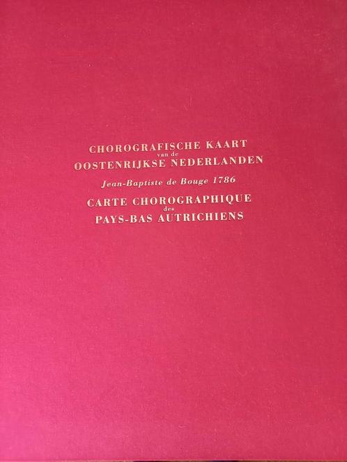 Chorografische kaart van de Oostenrijkse Nederlanden 1786., Boeken, Atlassen en Landkaarten, Ophalen
