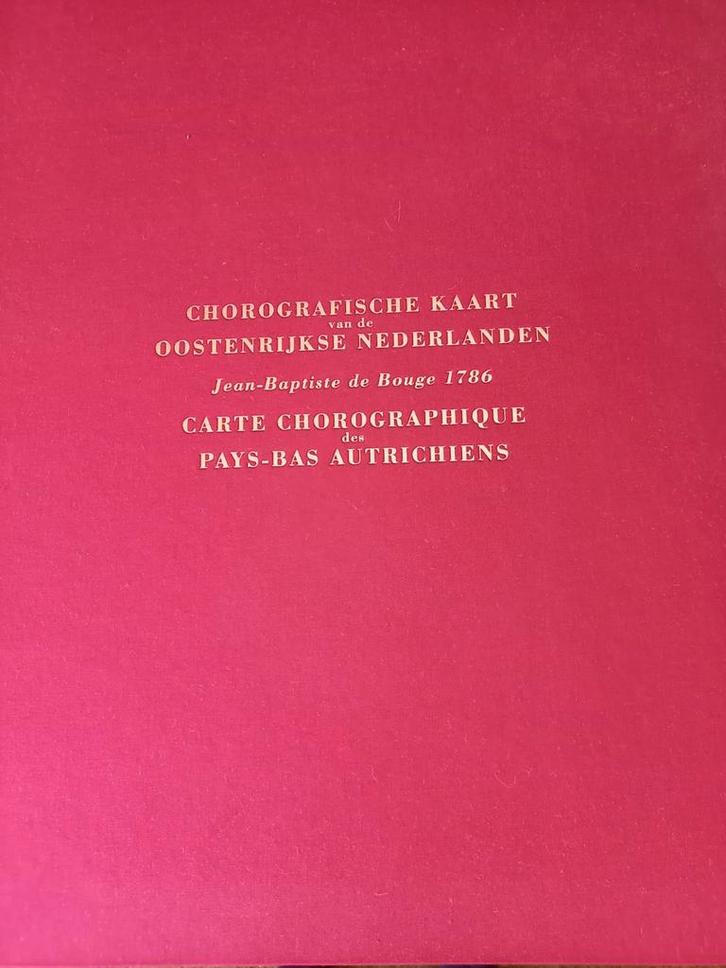Chorografische kaart van de Oostenrijkse Nederlanden 1786., Boeken, Atlassen en Landkaarten, Ophalen