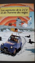 Publicités Tintin & Citroën 2CV, Collections, Comme neuf, Autres types, Enlèvement ou Envoi