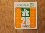 vignet zwitserland 2025, Tickets en Kaartjes, Autovignetten
