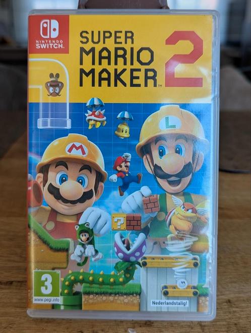 Super Mario Maker 2, Games en Spelcomputers, Games | Nintendo Switch, Zo goed als nieuw, Avontuur en Actie, Vanaf 3 jaar, Online
