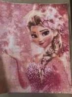 Disney, Peinture diamant finie Elsa, La Reine des Neiges, Comme neuf, Décoration murale, Enlèvement ou Envoi