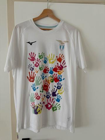 Matchworn warm-up shirt (signed) Lazio beschikbaar voor biedingen