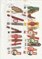 SIGARENBANDEN 24 STUKS, Verzamelen, Ophalen, Zo goed als nieuw, Sigarenbandjes