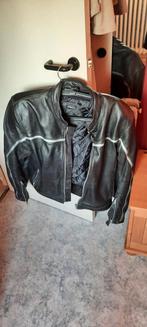Zwarte lederen motorvest, Motoren, Ophalen