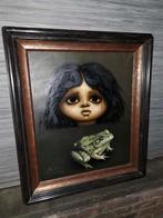 huile sur toile signe beatrix van belleghem, Antiek en Kunst, Kunst | Schilderijen | Klassiek, Ophalen of Verzenden