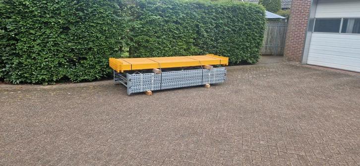 11 meter Esmena palletstelling , magazijnstelling , stelling, Doe-het-zelf en Bouw, Overige Doe-Het-Zelf en Bouw, Zo goed als nieuw