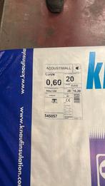 Knauf acoustiwall isolatie, Doe-het-zelf en Bouw, Isolatie en Afdichting, Nieuw, 15 m² of meer, Glaswol, Ophalen