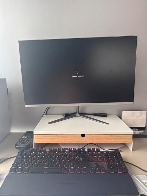Monitorstandaard met lade, Computers en Software, Laptopstandaarden, Nieuw, Ophalen